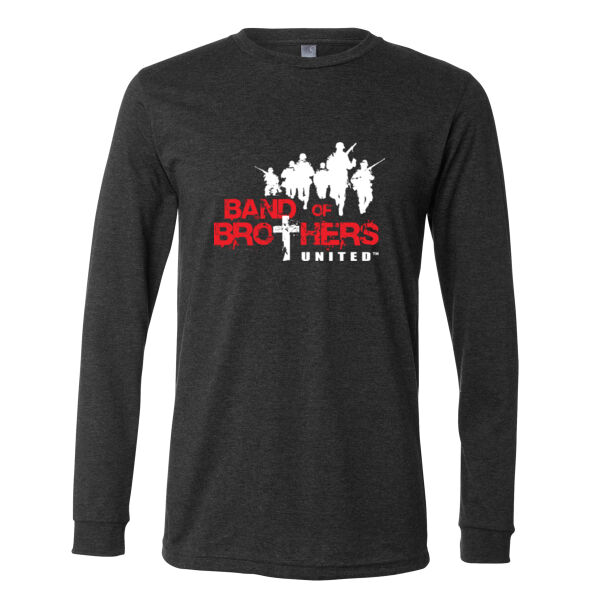 Band Of Brothers Printed - Unisex Heather CVC Long Sleeve Tee Thumbnail