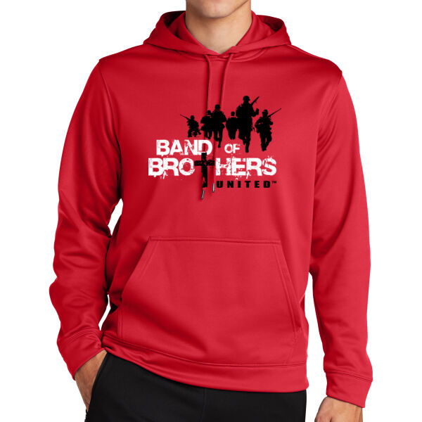 Sport Tek Band of Brothers Printed- - Sport Wick ® Fleece Hooded Pullover Thumbnail